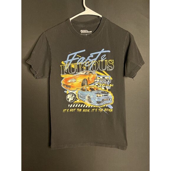 fast and the furious shirt size small black orange supra - Picture 1 of 4